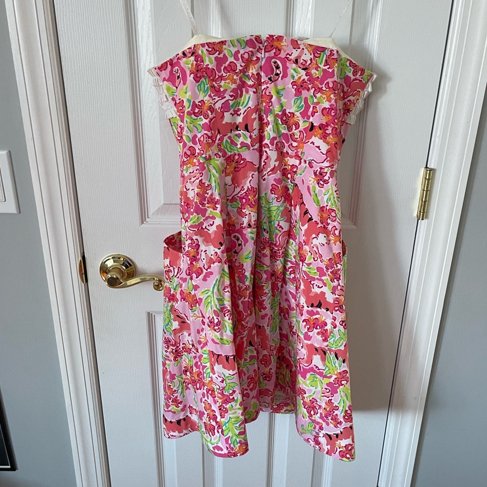Derby dress - Lilly Pulitzer “Call Me Kitty" Ferra strapless dress - Picture 5 of 7